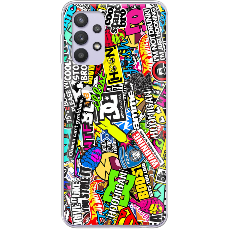 Чехол BoxFace Samsung A725 Galaxy A72 Multicolored Inscriptions