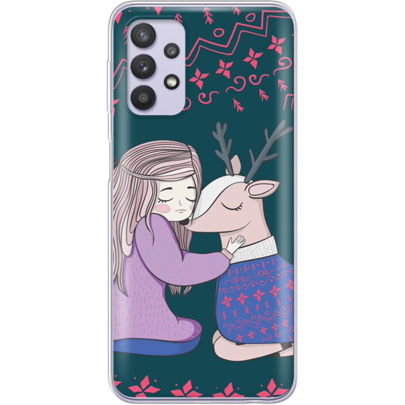 Чехол BoxFace Samsung A725 Galaxy A72 Girl and deer