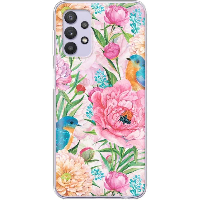 Чехол BoxFace Samsung A725 Galaxy A72 Birds in Flowers