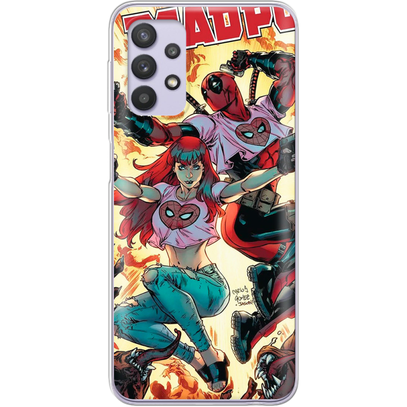 Чехол BoxFace Samsung A725 Galaxy A72 Deadpool and Mary Jane