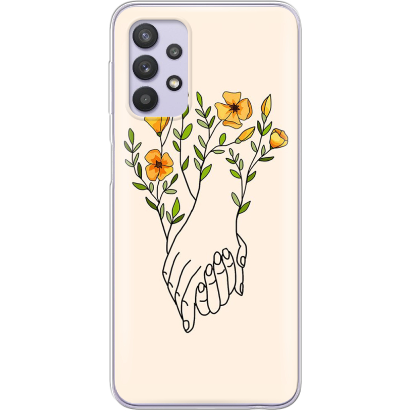 Чехол BoxFace Samsung A725 Galaxy A72 Flower Hands