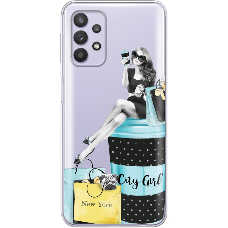 Прозрачный чехол BoxFace Samsung A725 Galaxy A72 City Girl