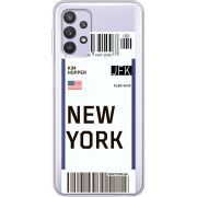 Прозрачный чехол BoxFace Samsung A725 Galaxy A72 Ticket New York