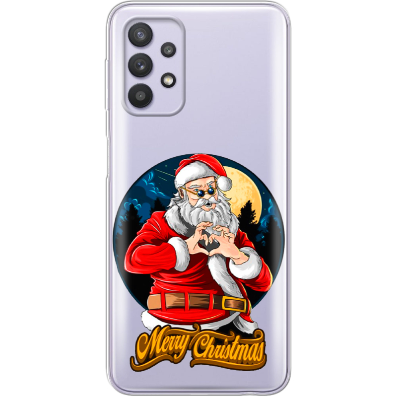 Прозрачный чехол BoxFace Samsung A725 Galaxy A72 Cool Santa