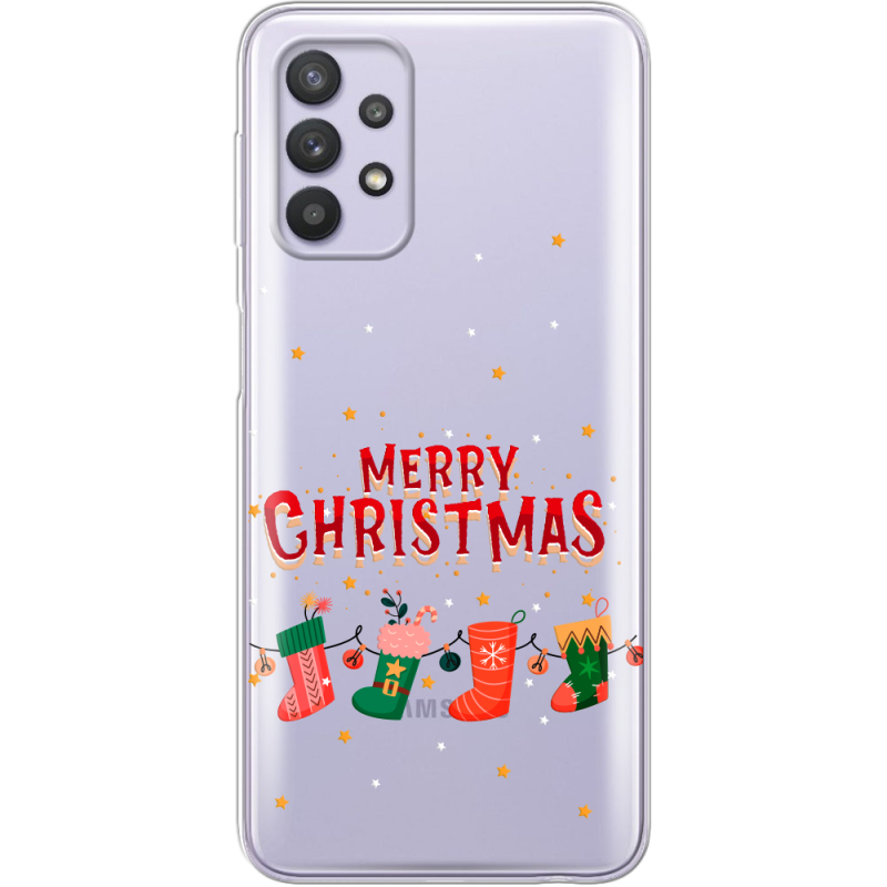 Прозрачный чехол BoxFace Samsung A725 Galaxy A72 Merry Christmas