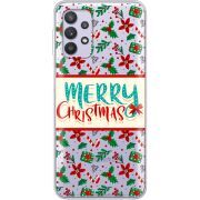 Прозрачный чехол BoxFace Samsung A725 Galaxy A72 Vintage Christmas Pattern