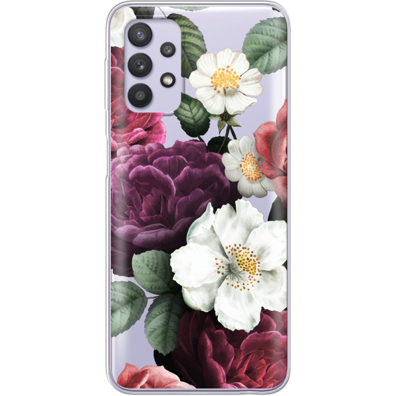 Прозрачный чехол BoxFace Samsung A725 Galaxy A72 Floral Dark Dreams