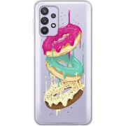 Прозрачный чехол BoxFace Samsung A725 Galaxy A72 Donuts