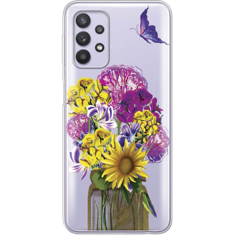 Прозрачный чехол BoxFace Samsung A725 Galaxy A72 My Bouquet