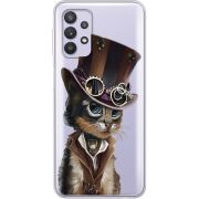 Прозрачный чехол BoxFace Samsung A725 Galaxy A72 Steampunk Cat