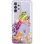 Прозрачный чехол BoxFace Samsung A725 Galaxy A72 Colorful Giraffe