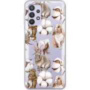 Прозрачный чехол BoxFace Samsung A725 Galaxy A72 Cotton and Rabbits