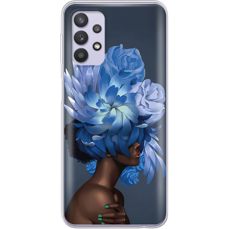 Чехол BoxFace Samsung A525 Galaxy A52 Exquisite Blue Flowers