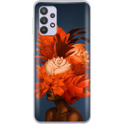 Чехол BoxFace Samsung A525 Galaxy A52 Exquisite Orange Flowers