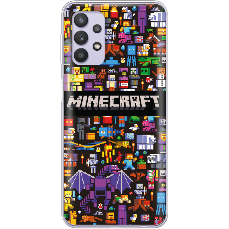 Чехол BoxFace Samsung A525 Galaxy A52 Minecraft Mobbery