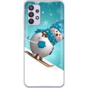 Чехол BoxFace Samsung A525 Galaxy A52 Skier Snowman