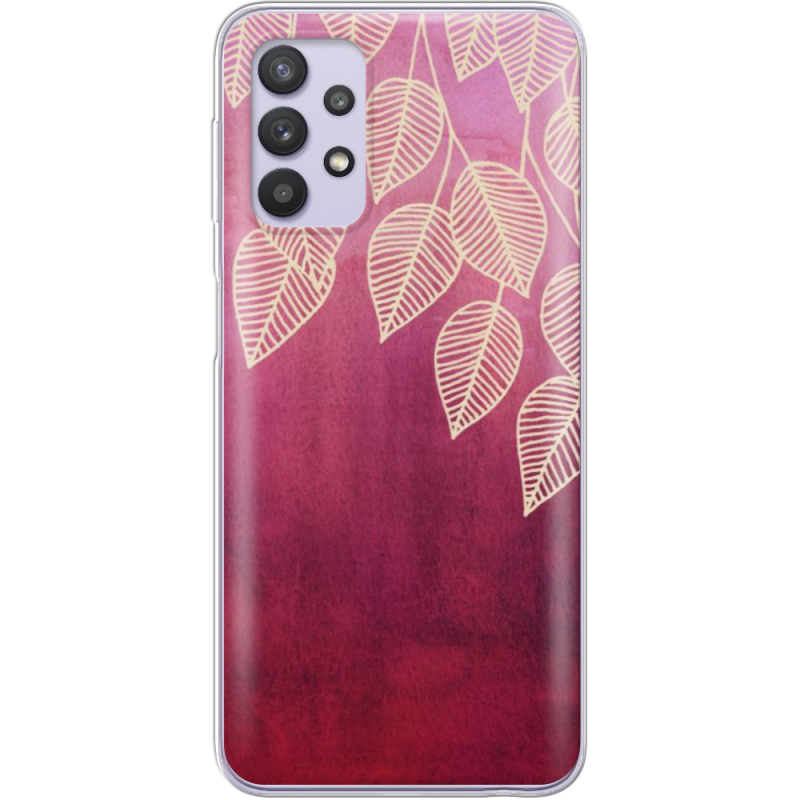 Чехол BoxFace Samsung A525 Galaxy A52 Gold Leaves