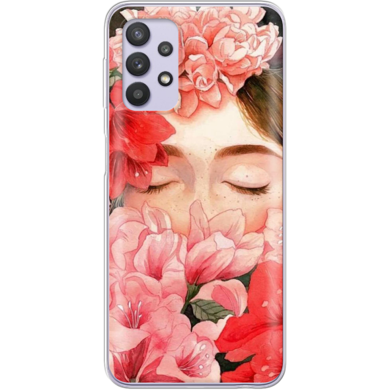 Чехол BoxFace Samsung A525 Galaxy A52 Girl in Flowers