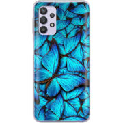 Чехол BoxFace Samsung A525 Galaxy A52 лазурные бабочки