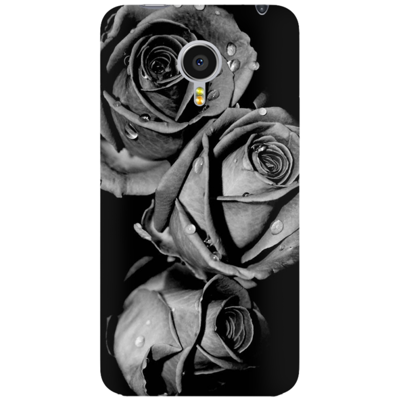 Чехол Uprint Meizu MX4 Pro Black and White Roses