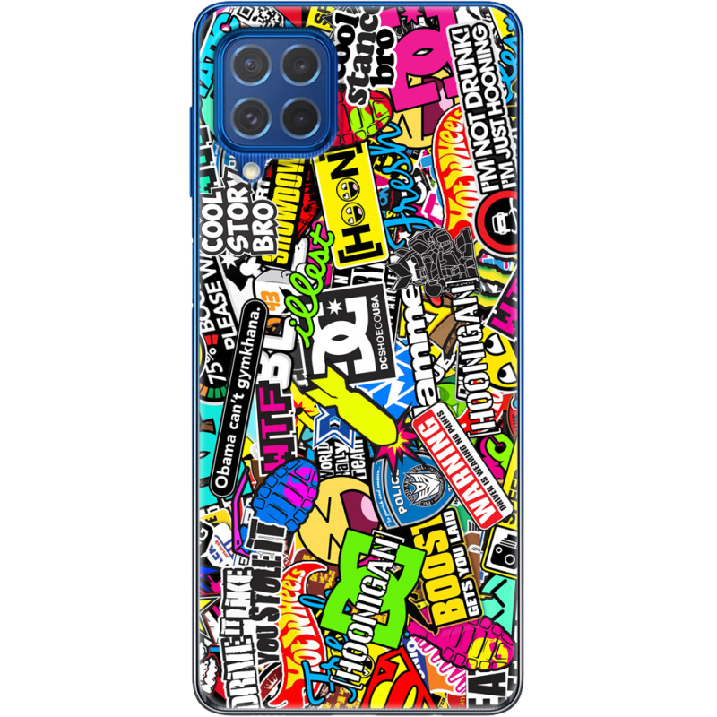 Чехол BoxFace Samsung M625F Galaxy M62 Multicolored Inscriptions