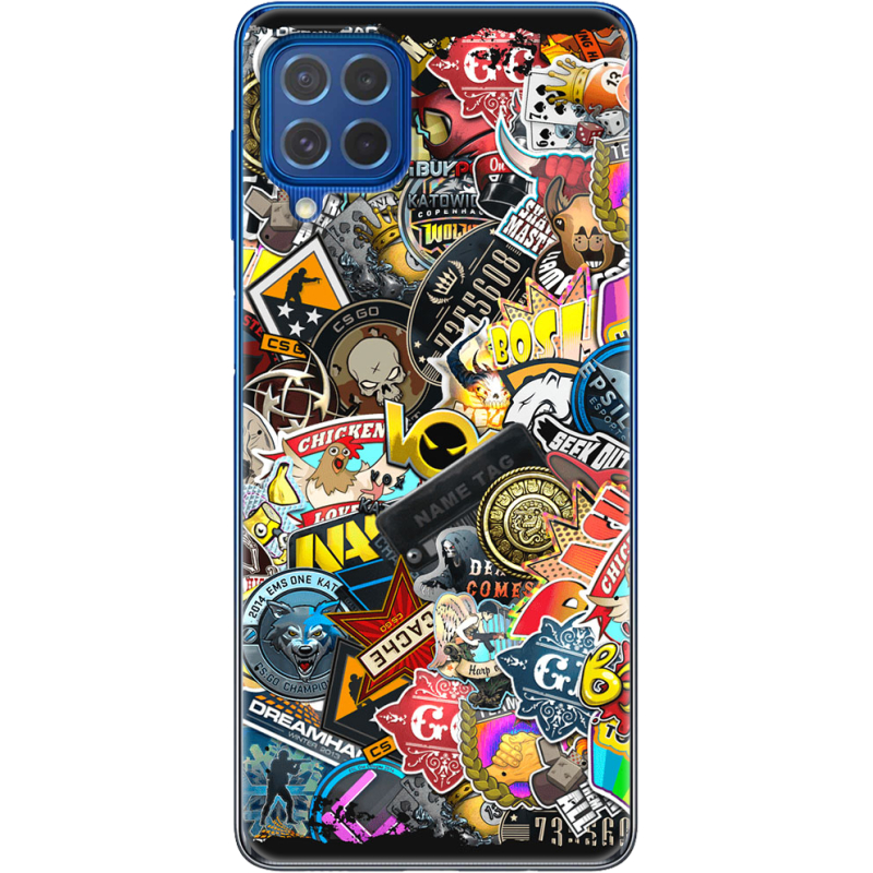 Чехол BoxFace Samsung M625F Galaxy M62 CS:Go Stickerbombing