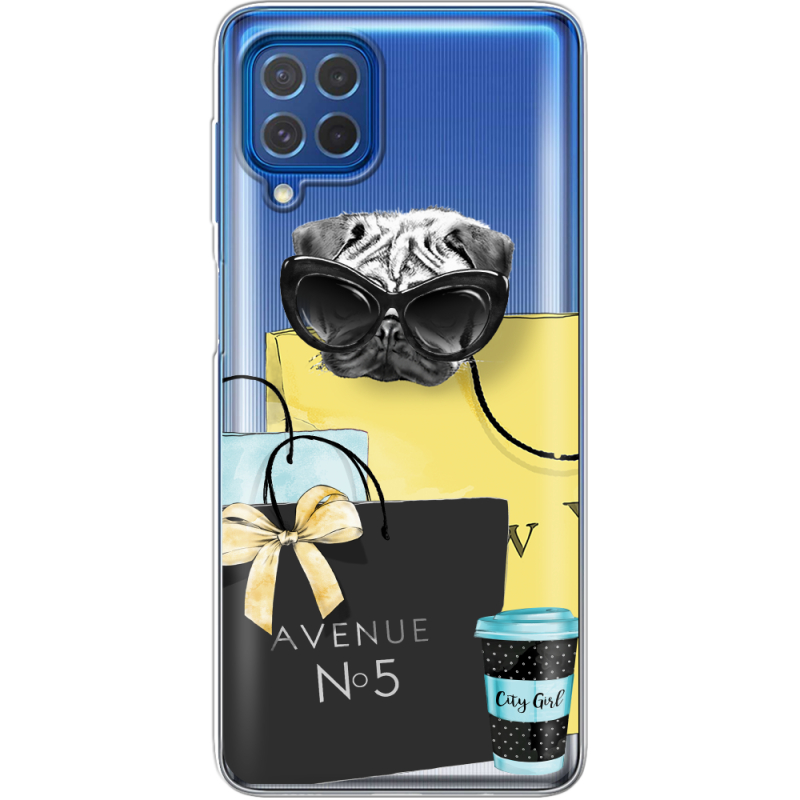 Прозрачный чехол BoxFace Samsung M625F Galaxy M62 Fashion Pug