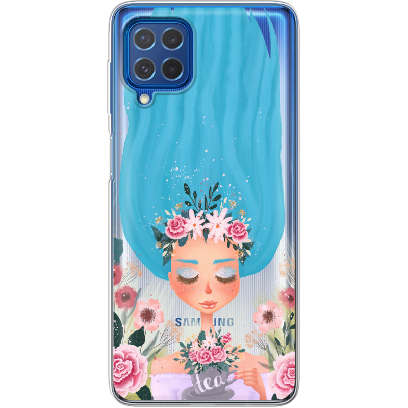 Прозрачный чехол BoxFace Samsung M625F Galaxy M62 Blue Hair