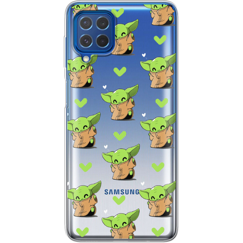 Прозрачный чехол BoxFace Samsung M625F Galaxy M62 Pattern Baby Yoda