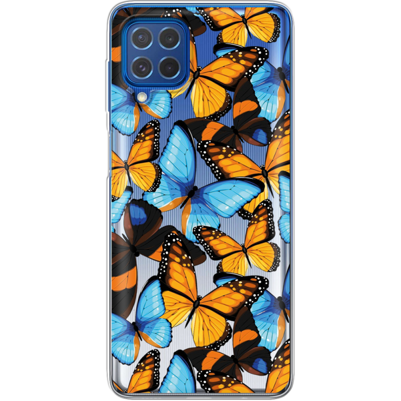 Прозрачный чехол BoxFace Samsung M625F Galaxy M62 Butterfly Morpho