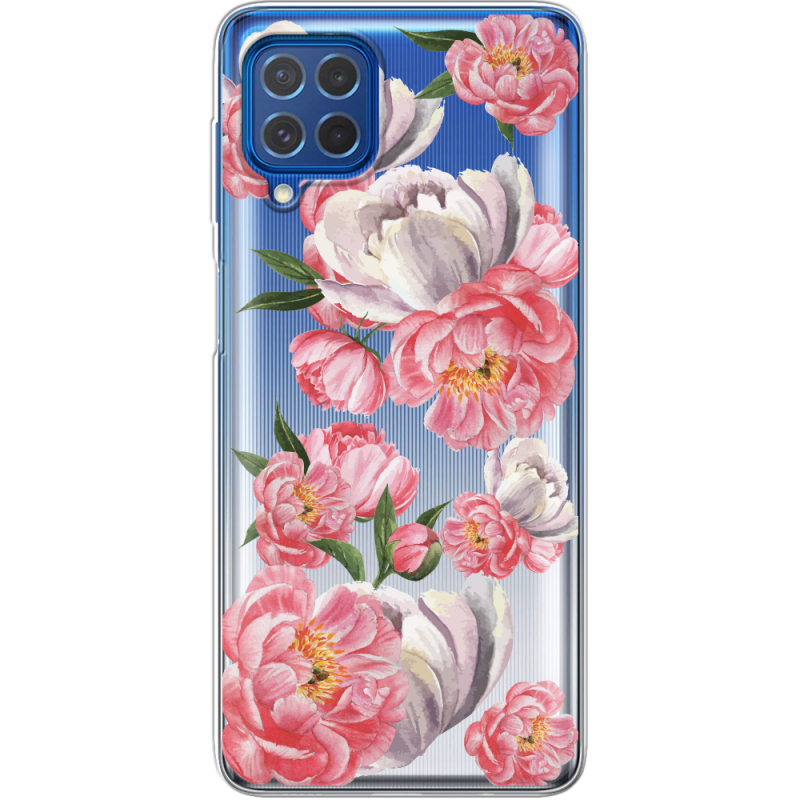 Прозрачный чехол BoxFace Samsung M625F Galaxy M62 Peony Watercolor Style