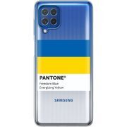 Прозрачный чехол BoxFace Samsung M625F Galaxy M62 Pantone вільний синій