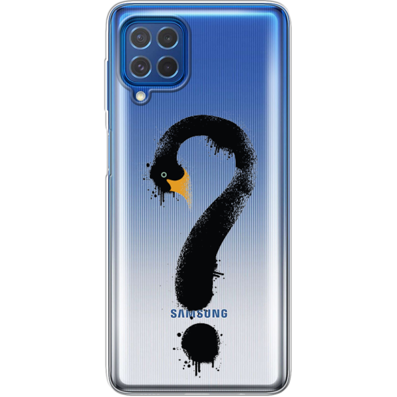 Прозрачный чехол BoxFace Samsung M625F Galaxy M62 Swan question