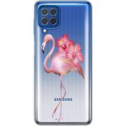 Прозрачный чехол BoxFace Samsung M625F Galaxy M62 Floral Flamingo