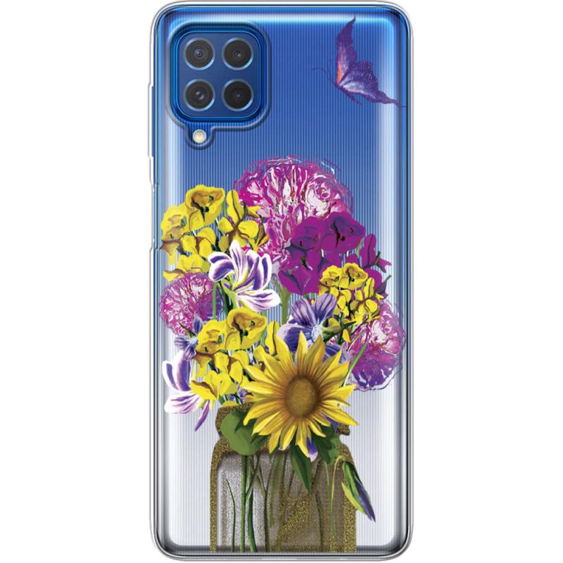 Прозрачный чехол BoxFace Samsung M625F Galaxy M62 My Bouquet