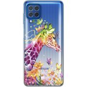 Прозрачный чехол BoxFace Samsung M625F Galaxy M62 Colorful Giraffe