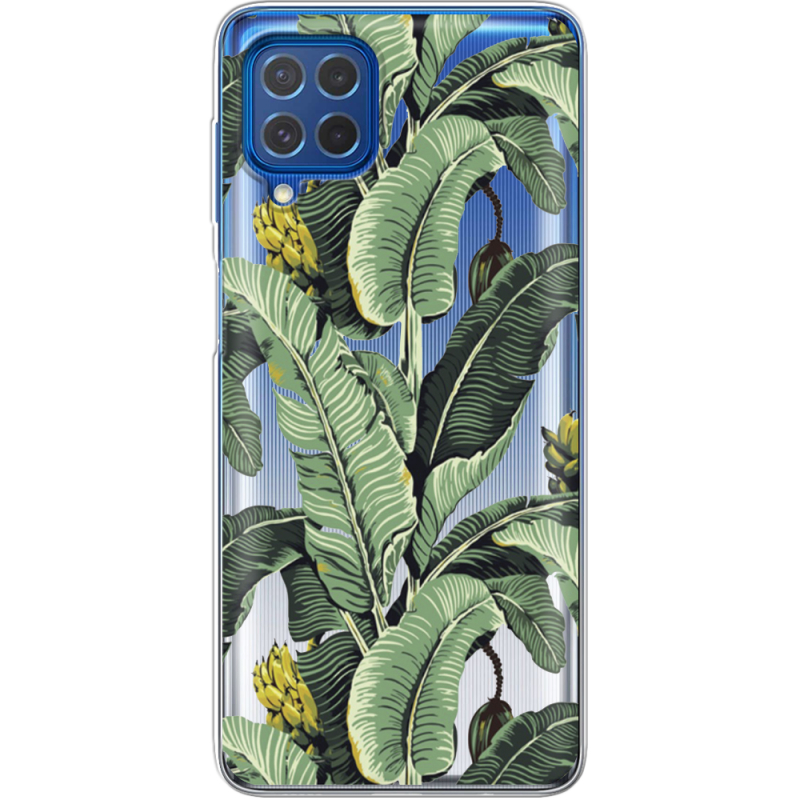 Прозрачный чехол BoxFace Samsung M625F Galaxy M62 Banana Leaves