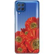 Прозрачный чехол BoxFace Samsung M625F Galaxy M62 Red Poppies