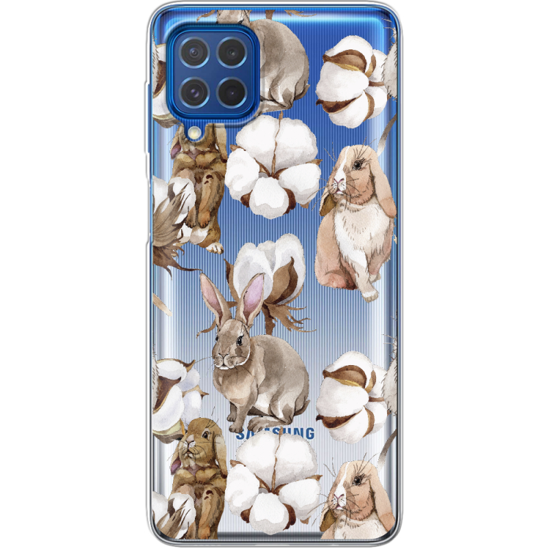 Прозрачный чехол BoxFace Samsung M625F Galaxy M62 Cotton and Rabbits