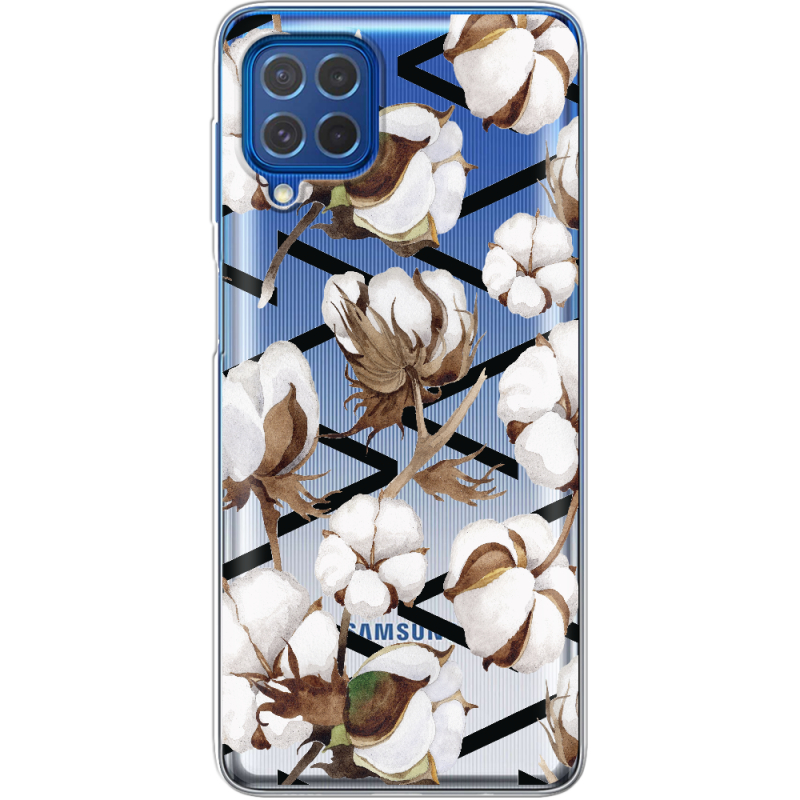 Прозрачный чехол BoxFace Samsung M625F Galaxy M62 Cotton flowers