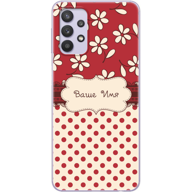 Чехол BoxFace Samsung A325 Galaxy A32 Именной Polka Dots