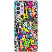 Чехол BoxFace Samsung A325 Galaxy A32 Multicolored Inscriptions