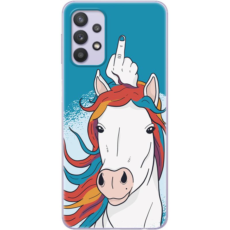 Чехол BoxFace Samsung A325 Galaxy A32 Fuck Unicorn