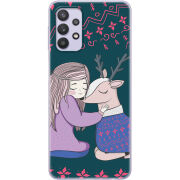 Чехол BoxFace Samsung A325 Galaxy A32 Girl and deer