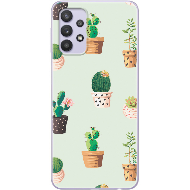 Чехол BoxFace Samsung A325 Galaxy A32 L-green Cacti