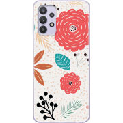 Чехол BoxFace Samsung A325 Galaxy A32 Line Flowers