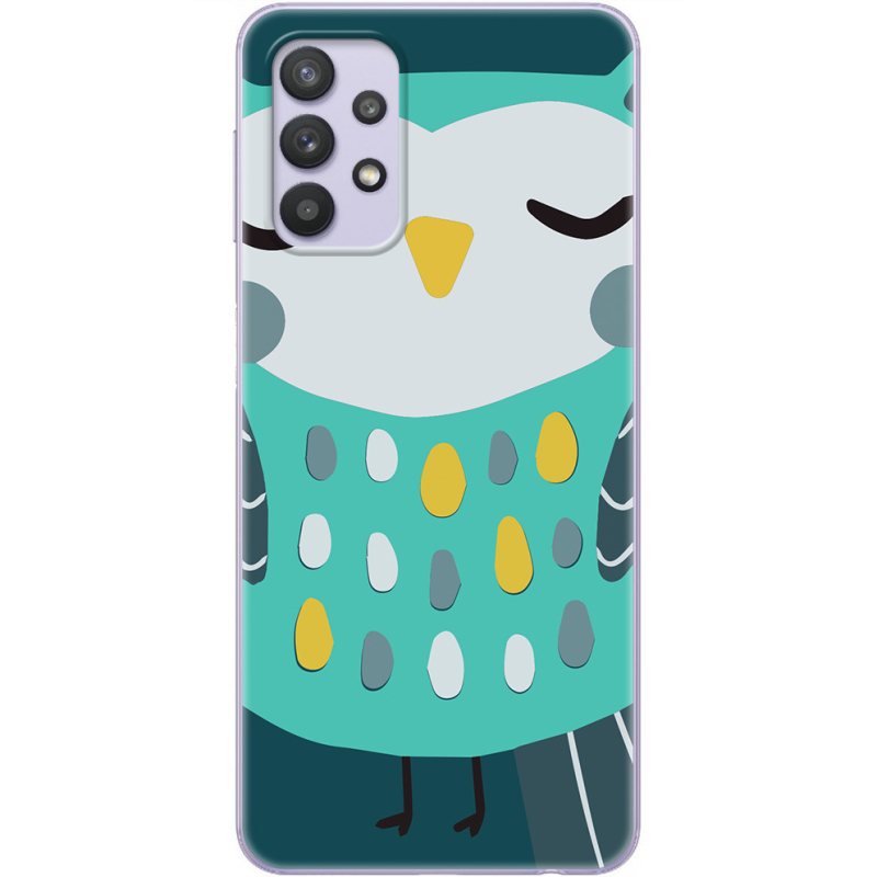 Чехол BoxFace Samsung A325 Galaxy A32 Green Owl