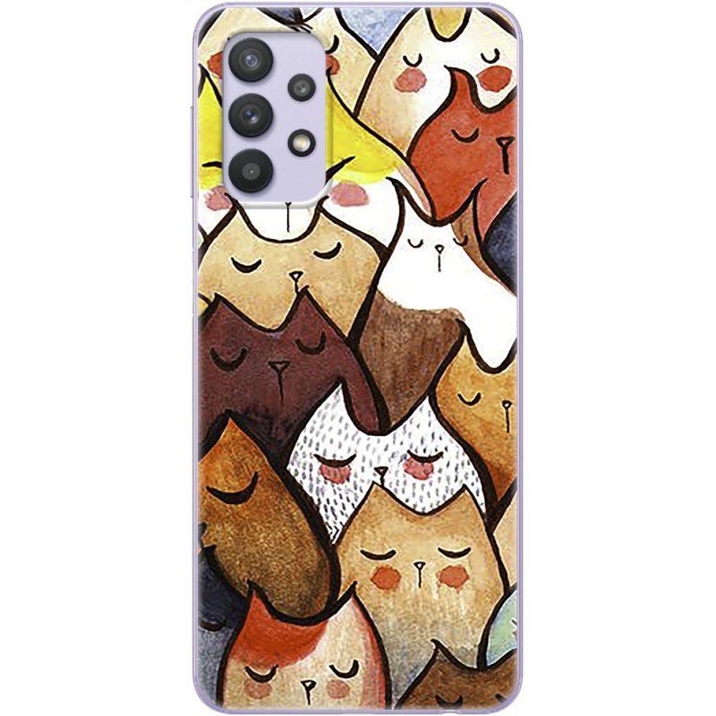 Чехол BoxFace Samsung A325 Galaxy A32 Sleepy Cats