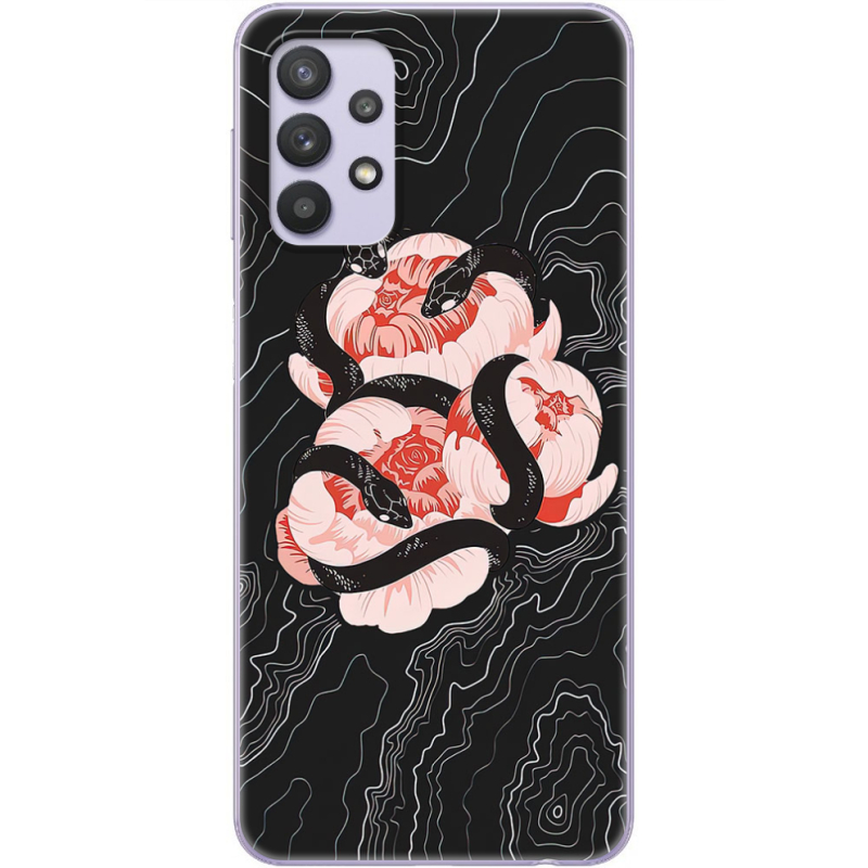 Чехол BoxFace Samsung A325 Galaxy A32 Snake Rose