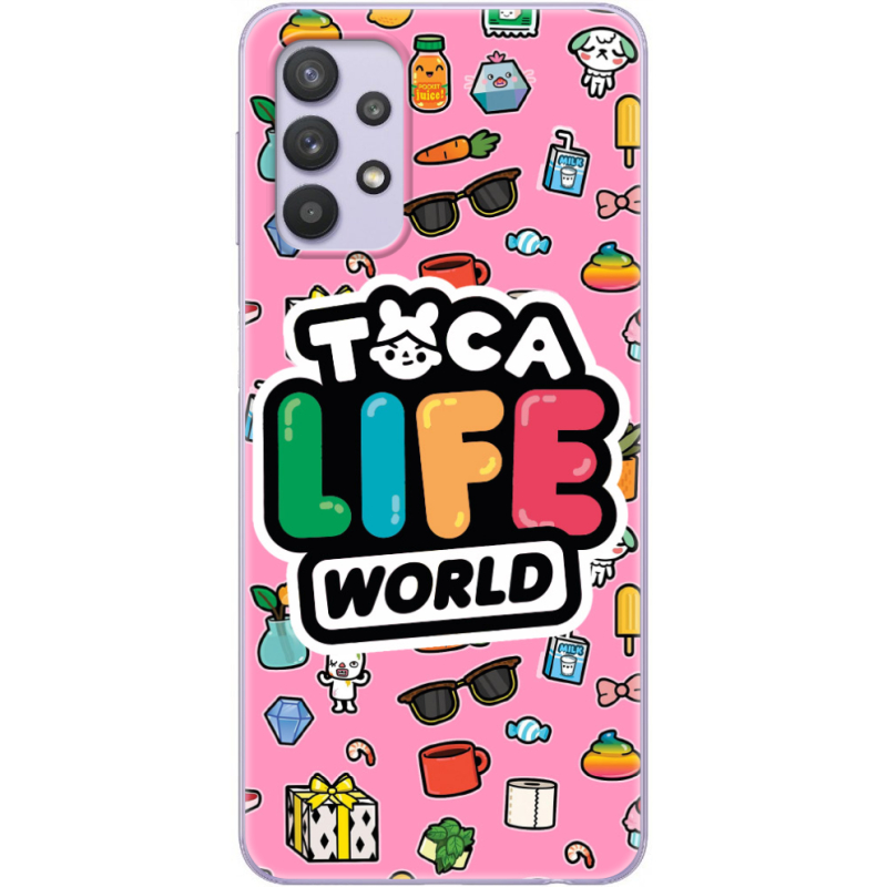 Чехол BoxFace Samsung A325 Galaxy A32 Toca Boca Life World